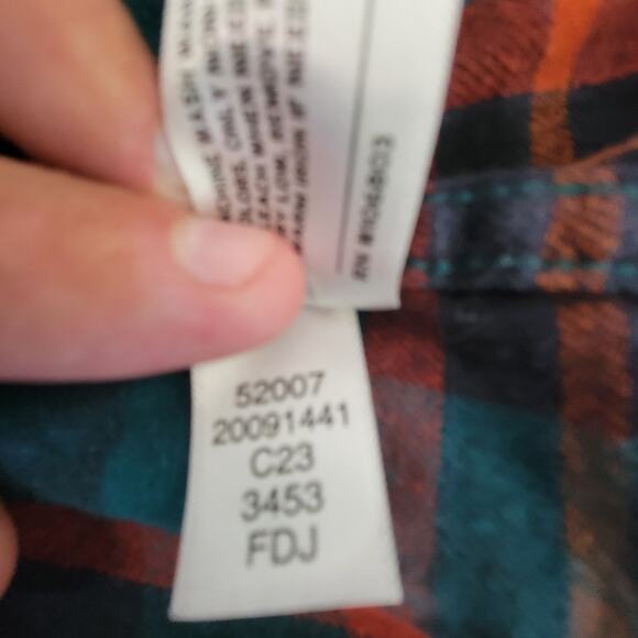 Duluth Trading Co Men's Plaid Flannel Long Sleeve Button Down Shirt Size XL‎ - Picture 4 of 10